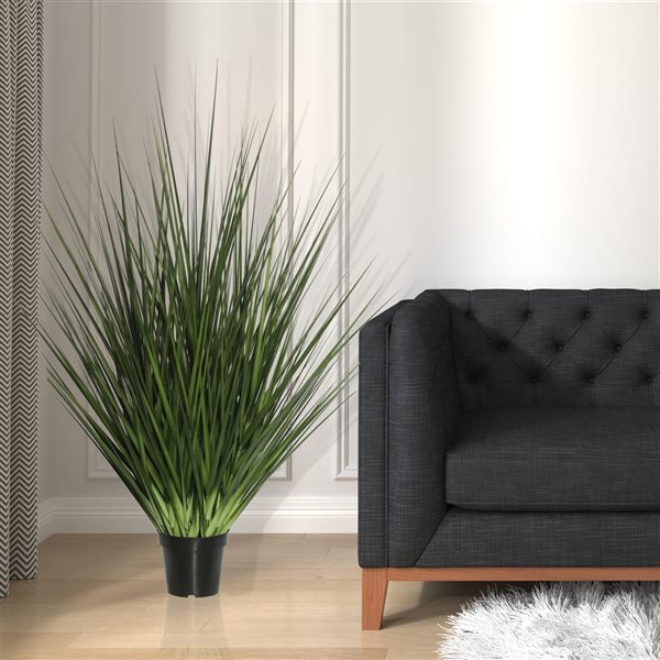 Vickerman 60-in Artificial Potted Extra Full Green Grass