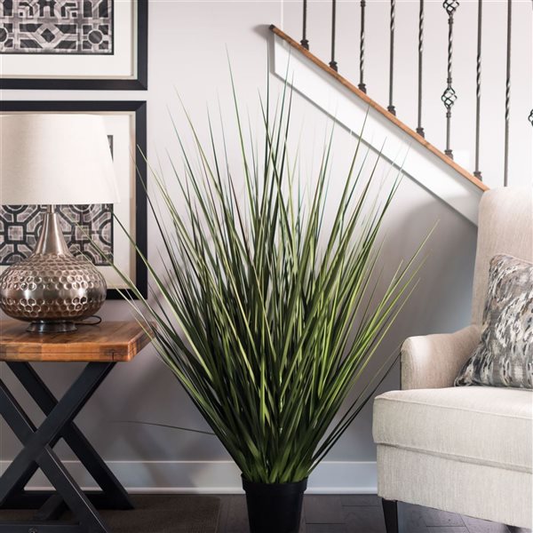 Vickerman 60-in Artificial Potted Extra Full Green Grass