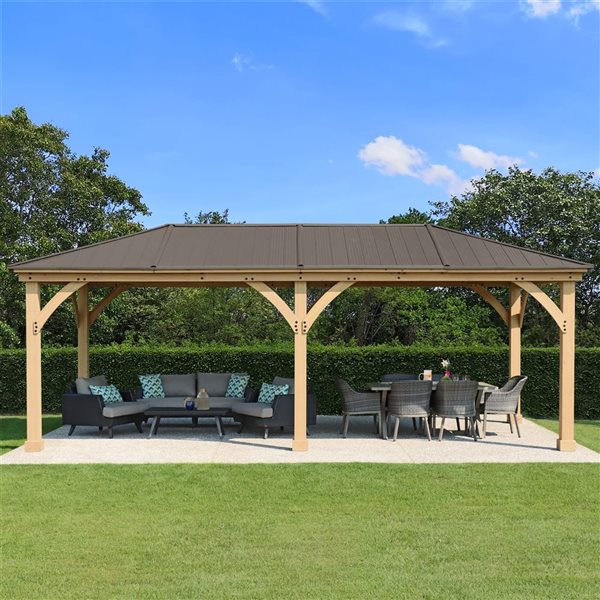 Gazebo méridien 12 pi x 24 pi