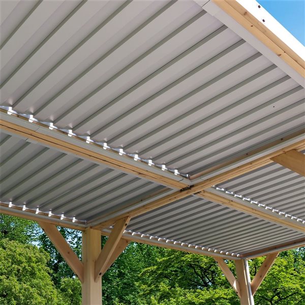 Pergola à persiennes méridienne Yardistry 10 pi x 20 pi