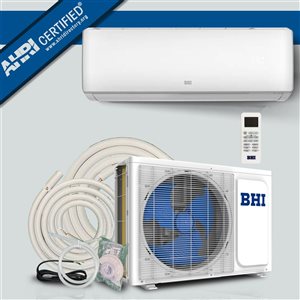 BHI 12,000 BTU 115-Volt Ductless Mini Split Air Conditioner with Heat Pump