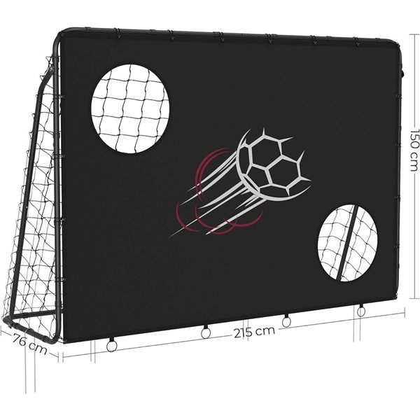 SONGMICS 7 x 5-ft Quick Assembly Soccer Net