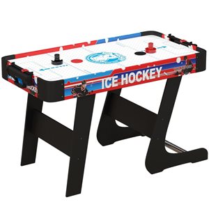 Soozier 20 W x 40 L x 26-in H Freestanding Air Hockey Table w/ 2 Pucks and 2 Pushers