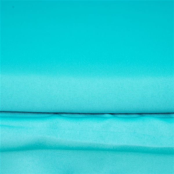 Outsunny Teal 3-Seat Patio Swing Chair with Adjustable Canopy