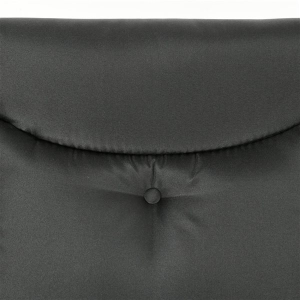 Outsunny Black 3-Seat Outdoor Swing Bench with Adjustable Canopy and Coffee Tables