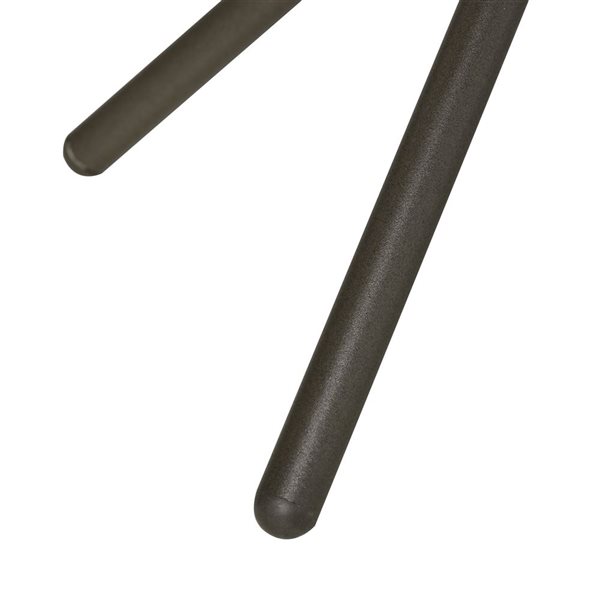 Outsunny 3-Piece Cream White Glider Rocking Chairs with Table