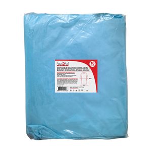 First Aid Central Disposable Gowns - 10/Pack