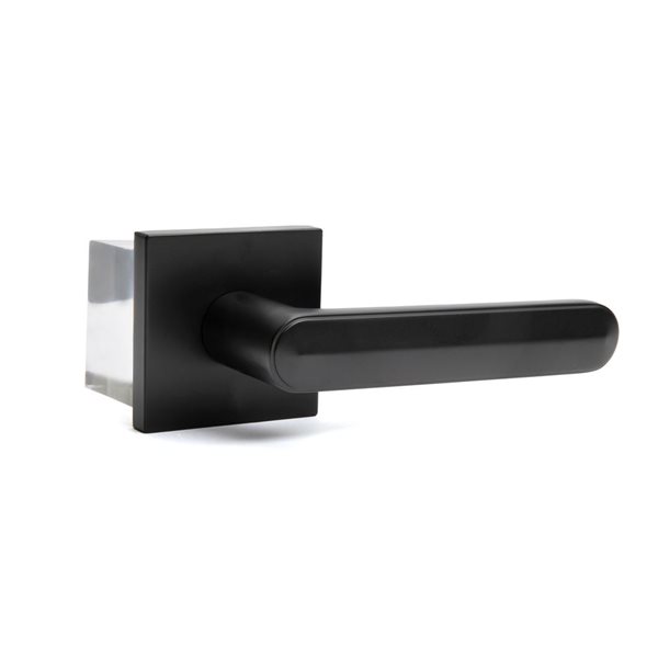 McBowery Beaux 2-Pack Matte Black Modern Interior Dummy Door Handle