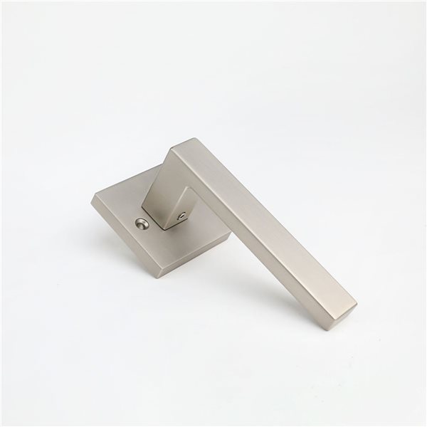 McBowery Allen Satin Nickel Combined Modern Interior Privacy/Passage Right Hand Door Handle