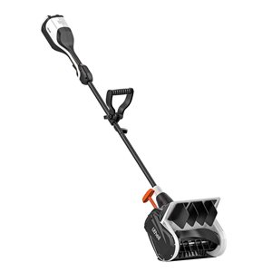 Litheli U20 20 V 2.5 Ah 13-in Single-Stage Push Cordless Electric Snow Blower (2 Batteries Included)