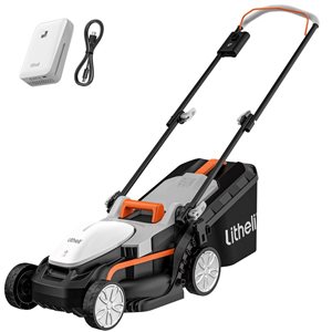 Litheli U20 Handy Series 20 V 4.0 Ah  Brushless Lithium Ion Push 13-in Cordless Electric Lawn Mower (1 Battery Included)