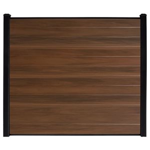 everhome 6-ft Mangrove Woodgrain Vinyl Infill Boards 12/Pack