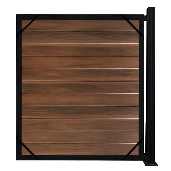 everhome 6-ft Mangrove Woodgrain Vinyl Infill Boards 12/Pack