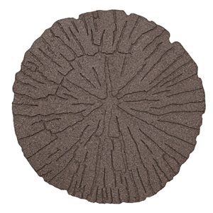 Garden Central 18 x 18-in Brown Cracked Round Stepping Stones 4/Pack