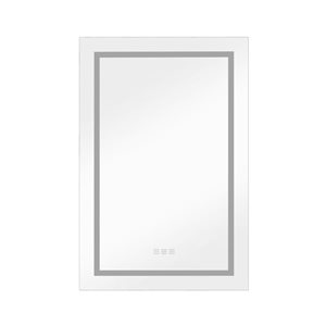 Pharmacie avec miroir Flynama argent sans cadre 24 x 36 po