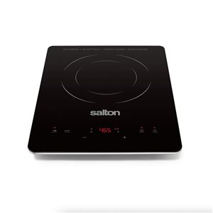 Salton 11-in 1500 W Black Slim Induction Cooktop