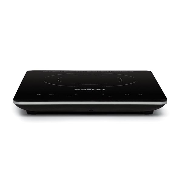 Salton 11-in 1500 W Black Slim Induction Cooktop