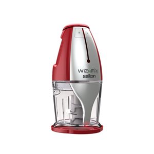 Robot de cuisine tout-en-un WizN Mix de Salton 400 W 3,1 tasses, rouge