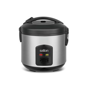 Salton 8-Cup Stainless Steel Automatic Rice Cooker and Steamer