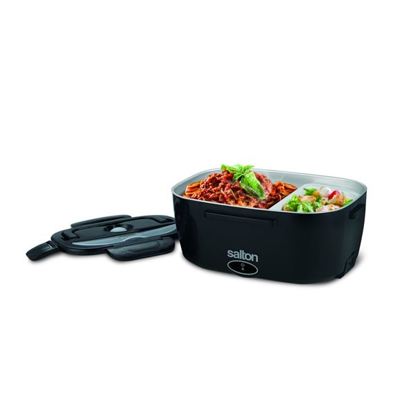 Salton 1.5L 50 W Black Portable Electric Lunchbox