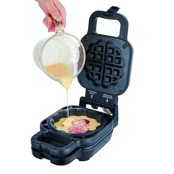 Salton Stuffed Belgian Waffle Maker - Black