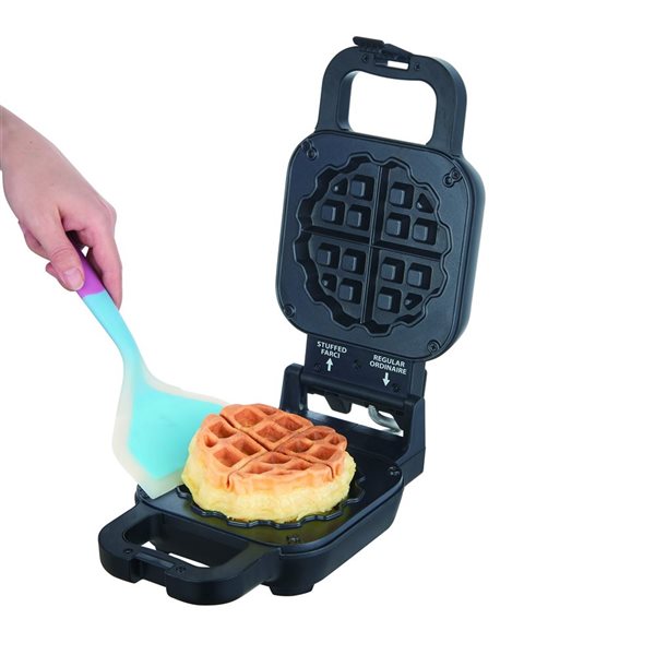 Salton Stuffed Belgian Waffle Maker - Black