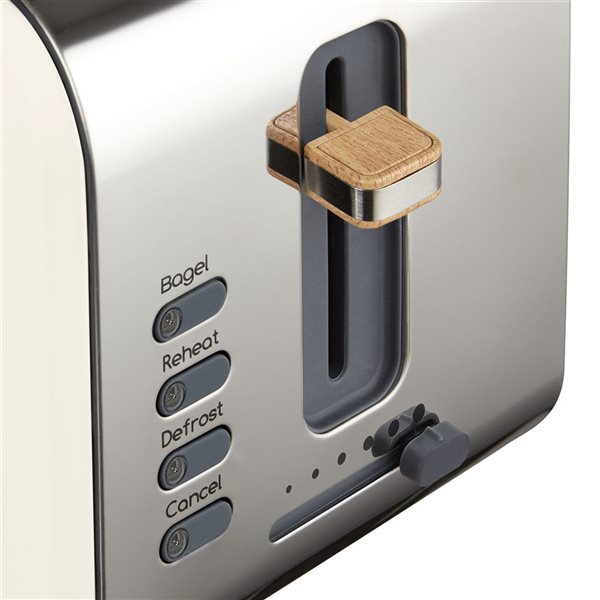 Swan Nordic 900 W Off-White 2-Slice Toaster