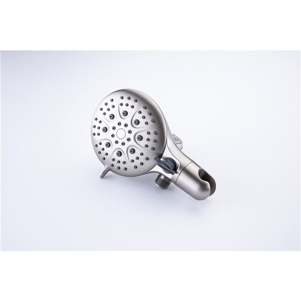 Flynama Brushed Nickel Multi Function Dual Shower Head 3-way Rainfall Shower Head With Rough-in Valve