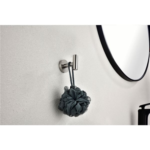 Flynama 3-Piece Silver Stainless Steel Wall Mount Bathroom Towel Rack Set