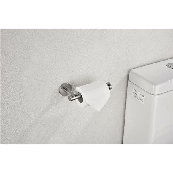 Flynama 3-Piece Silver Stainless Steel Wall Mount Bathroom Towel Rack Set