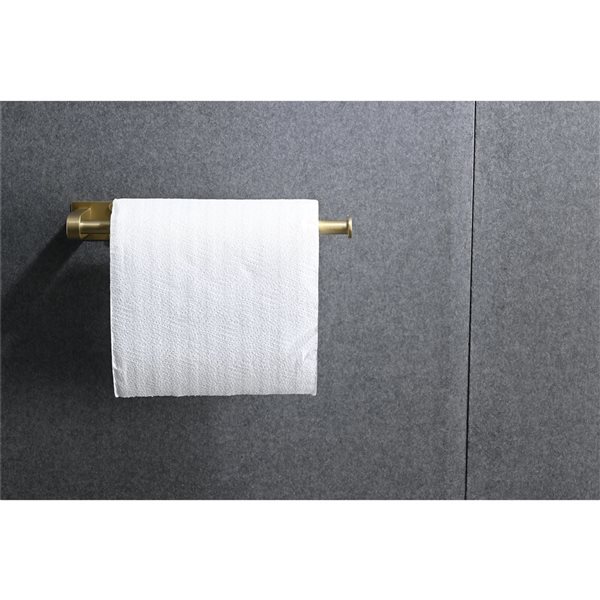 Flynama 2-Pack Gold Wall Mount Paper Towel Holder