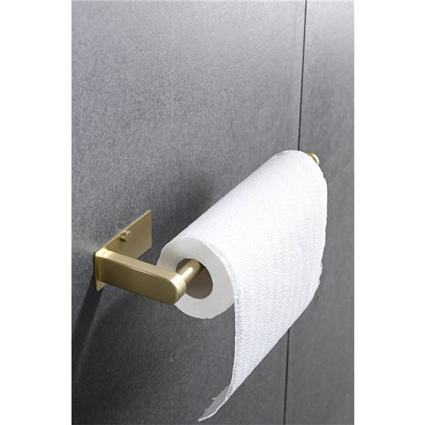 Flynama 2-Pack Gold Wall Mount Paper Towel Holder