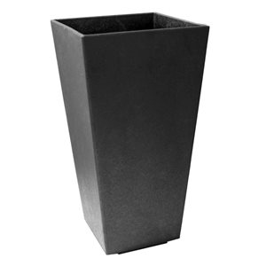 Tierra Verde Sonata 10 x 20-in Slate Recycled Material Planter