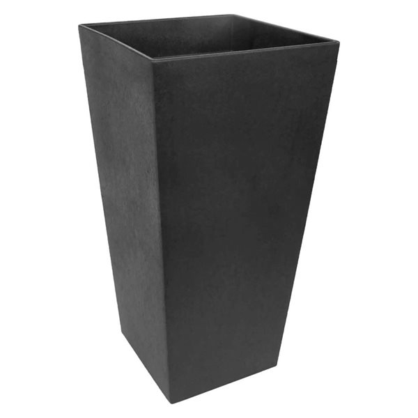 Tierra Verde Sonata 14 x 28-in Slate Recycled Material Planter ...