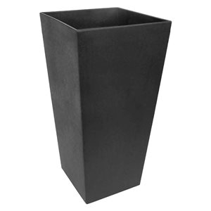 Tierra Verde Sonata 14 x 28-in Slate Recycled Material Planter