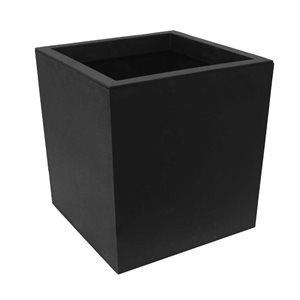 Tierra Verde Citadel 14 x 14-in Slate  Recycled Material Planter