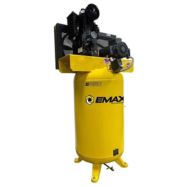 Compresseur d’air industriel EMAX 5 HP avec réservoir de 80 gallons monophasé