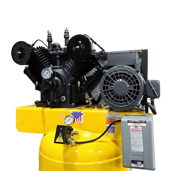 EMAX 5 HP 80-Gallon Air Compressor w/ Silent aid Air Dry