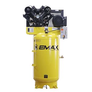 Compresseur d’air industriel EMAX 7.5 HP avec réservoir de 80 gallons monophasé