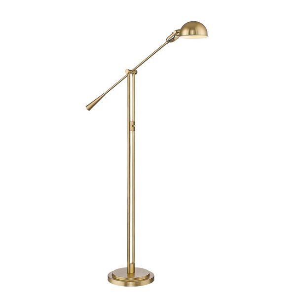 Z-Lite Grammercy Park 1 Light Heritage Brass 82.5-in Floor Lamp