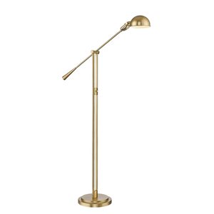 Z-Lite Grammercy Park 1 Light Heritage Brass 82.5-in Floor Lamp