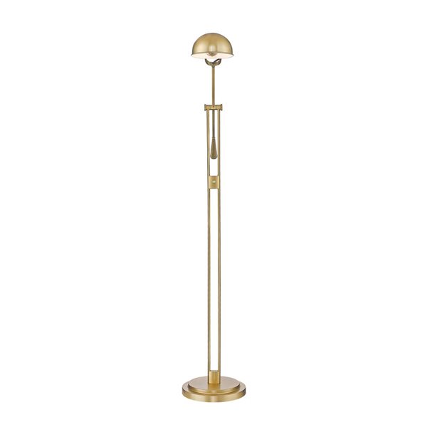 Z-Lite Grammercy Park 1 Light Heritage Brass 82.5-in Floor Lamp