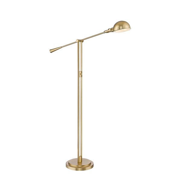 Z-Lite Grammercy Park 1 Light Heritage Brass 82.5-in Floor Lamp