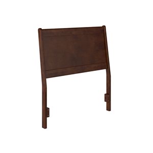 AFI Casanova Twin Solid Wood Panel Headboard - Walnut