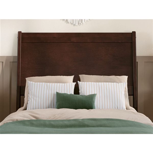 AFI Casanova Twin Solid Wood Panel Headboard - Walnut