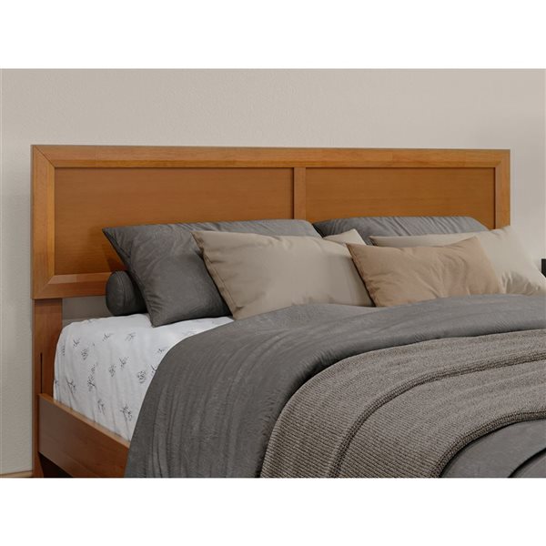 AFI Sophia Queen Solid Wood Headboard - Light Toffee