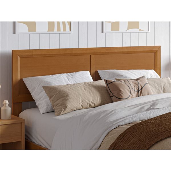 AFI Sophia Full Solid Wood Headboard - Light Toffee