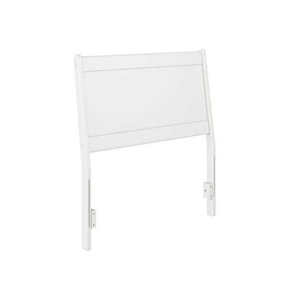 AFI Casanova Twin Solid Wood Panel Headboard - White