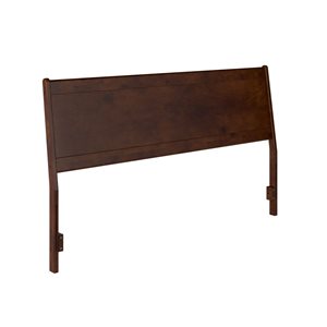 AFI Casanova King Solid Wood Panel Headboard - Walnut