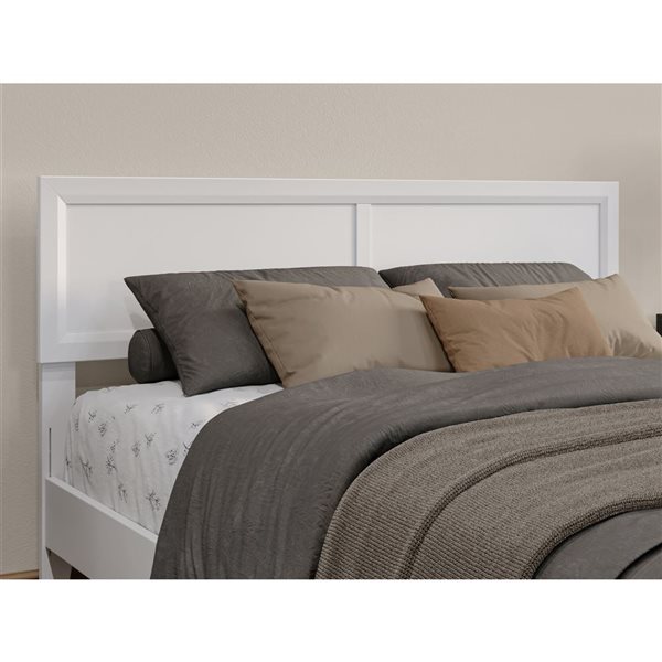 AFI Sophia Queen Solid Wood Headboard - White